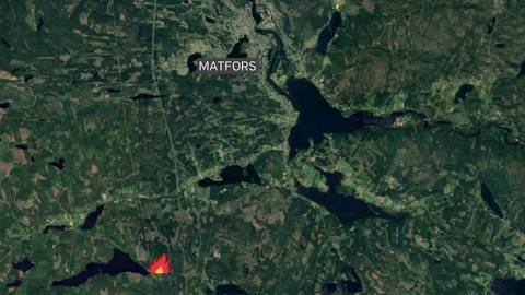 Fullt Utvecklad Brand I Lada Utanfor Sundsvall Svt Nyheter