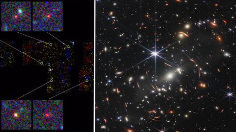 Webb-teleskopet observerar de första stjärnorna och galaxerna som tändes i universum.