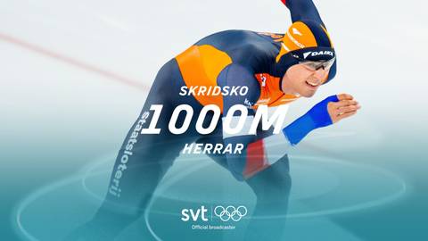1000 meter, herrar
