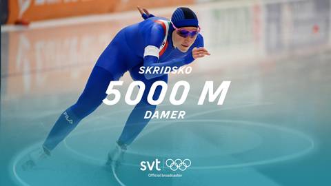 5 000 meter, damer
