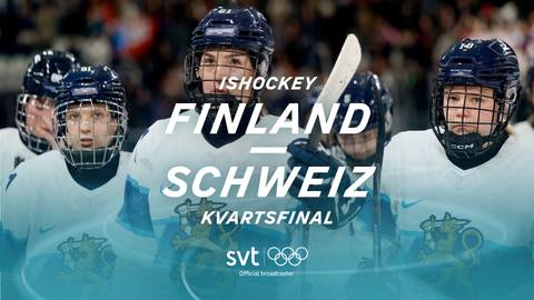Kvartsfinal: Finland-Schweiz, damer