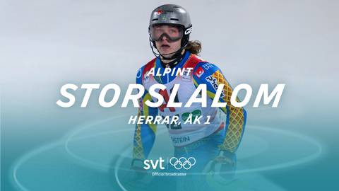 Storslalom, herrar, åk 1