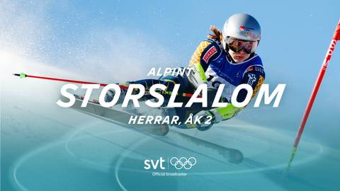 Storslalom, herrar, åk 2