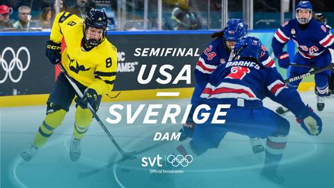 Semifinal, damer: USA-Sverige