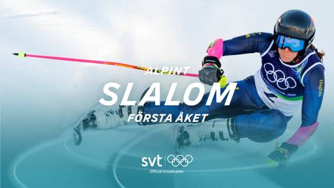 Slalom, damer, åk 1