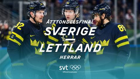 Åttondelsfinal: Sverige-Lettland