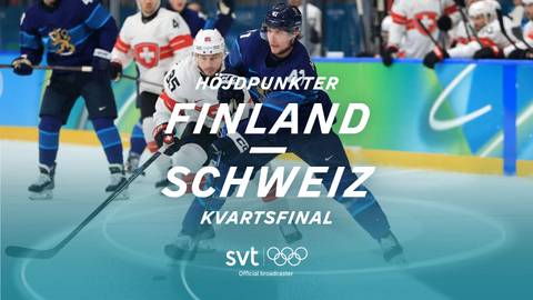 Kvartsfinal: Finland-Schweiz