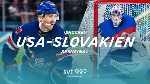 Semifinal, herrar: USA-Slovakien