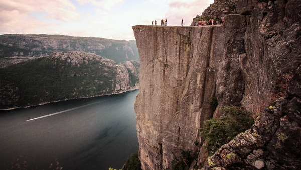 En predikstol med hisnande utsikt