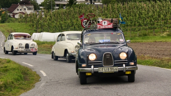 Veteranbilsträff på Vestlandet