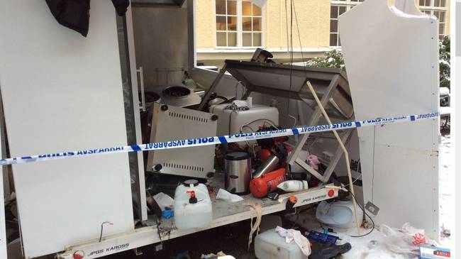 Foodtruck Har Exploderat I Goteborg Svt Nyheter