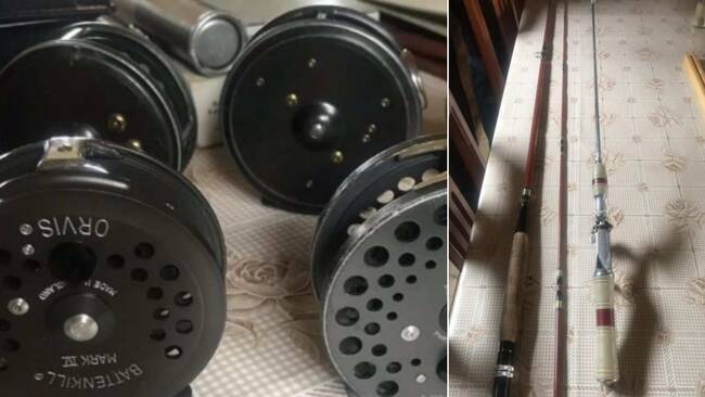 بكرات الصيد وقضبان الصيد