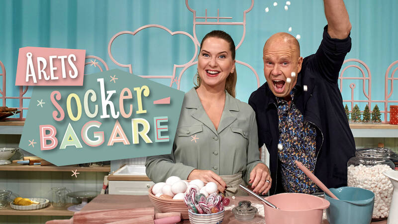 Linn Utbult och Lasse Kronér i Årets sockerbagare.