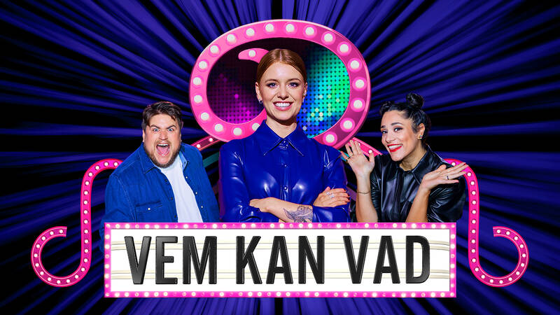 Clara Henry, Erik Ekstrand och Farah Abadi i Vem kan vad?