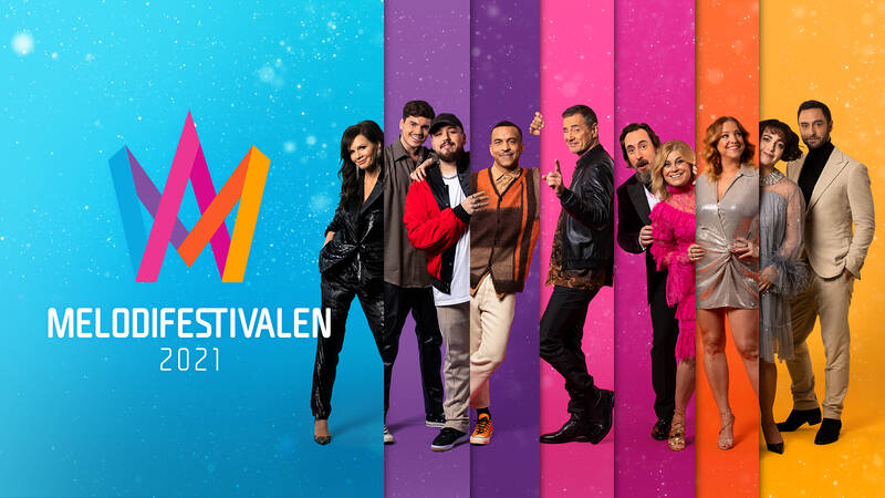 Melodifestivalens programledare 2021. Deltävling 1: Lena Philipsson, Deltävling 2: Anis Don Demina & Oscar Zia, Deltävling 3: Jason Diakité, Deltävling 4: Per Andersson & Pernilla Wahlgren, Andra chansen: Shirley Clamp, Finalen: Måns Zelmerlöw & Shima Niavarani.