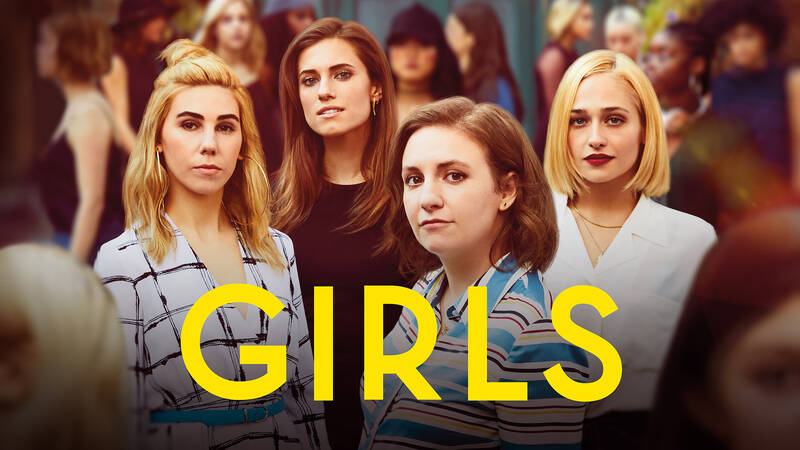 Shoshanna Shapiro (Zosia Mamet), Hannah Horvath (Lena Dunham), Jessa Johansson (Jemima Kirke) och Marnie Michaels (Allison Williams).