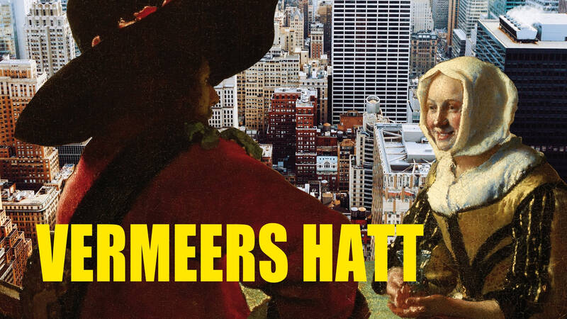 Hatten ser vi på en av målaren Johannes Vermeers dukar från 1657. Hatten sitter på en officer. Och är jättestor och jättedyr! Frågan är varför? Vi vecklar ut världskartan och söker svar. Ett svar som ska komma att handla om lyx och sex, bävrar och världshandel. - Vermeers hatt