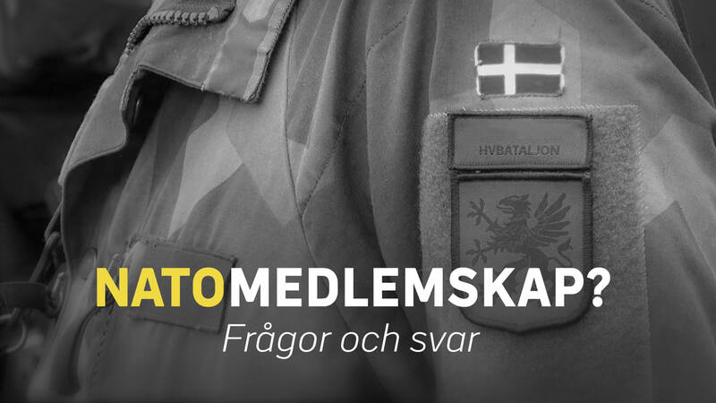 Direktsänt extrainsatt program om vad ett medlemskap i försvarsalliansen Nato skulle betyda för Sverige - Natomedlemskap? Frågor och svar