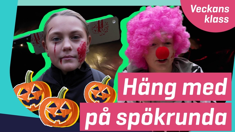 Lilla Aktuellt & Lilla Aktuellt skola - Läskig promenad med femmorna ...