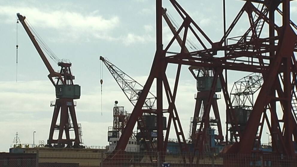 Kranar i Göteborgs hamn