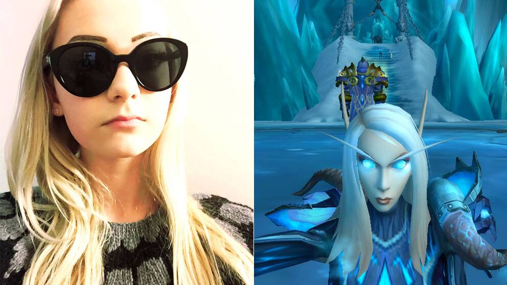 Hanna Wed, ung gamer och hennes spel-avatar