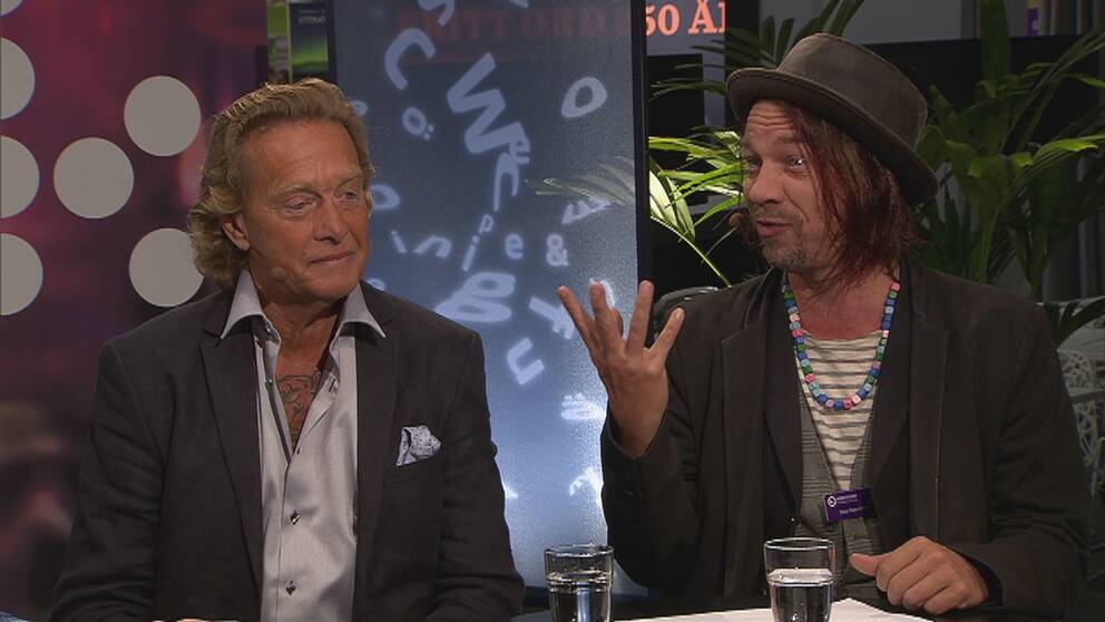 Björn Ranelid och Bob Hansson