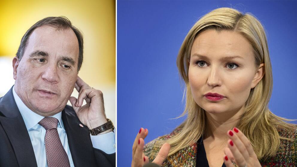 Statsminister Stefan Löfven (S), Ebba Busch Thor (KD) partiledare.