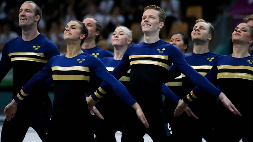 EMguld i truppgymnastik för Sverige SVT Sport