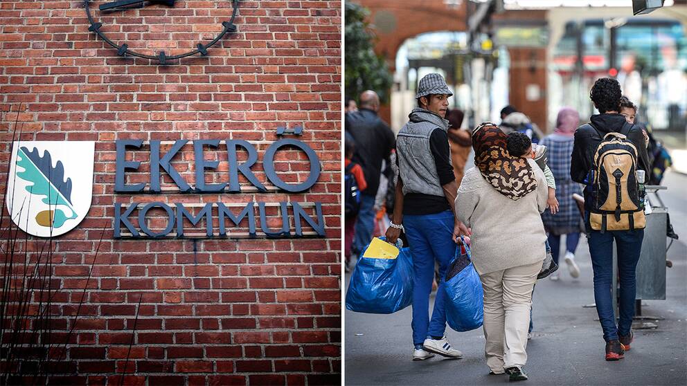 Ekerö kommun stoppar flyktingmottagandet.