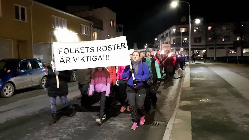 Demonstration i Kalix.