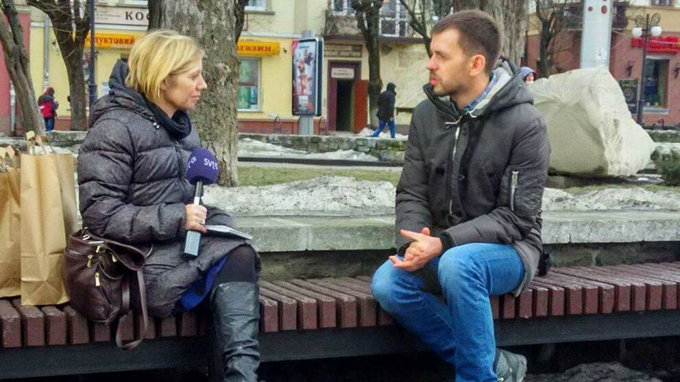SVT:s Elin Jönsson träffar Jurij Filijuk som står bakom intitativet som förvandlat staden Ivano-Frankivsk.