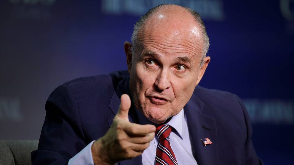 Rudy Giuliani, republikan och före detta borgmästare i New York.