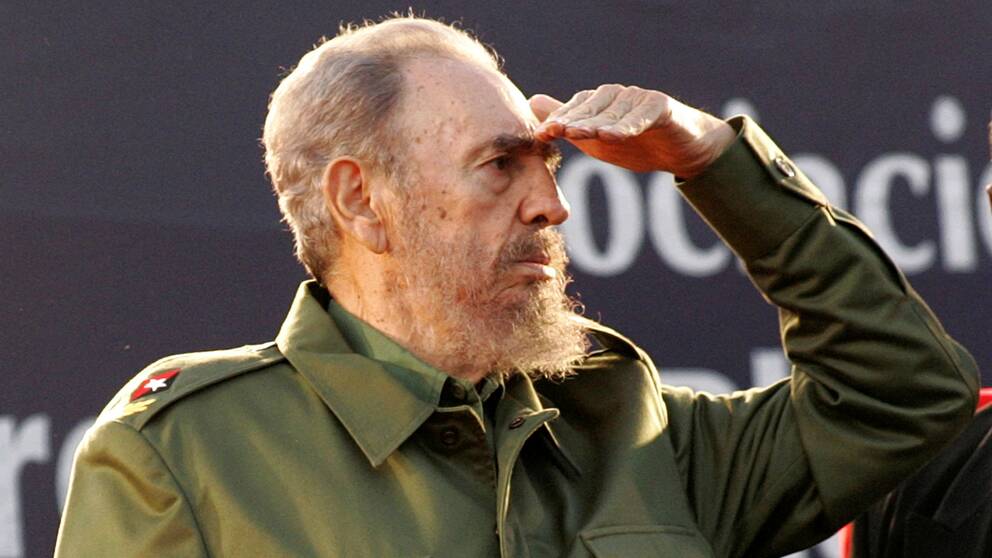 Fidel Castro på besök i Argentina 2006.