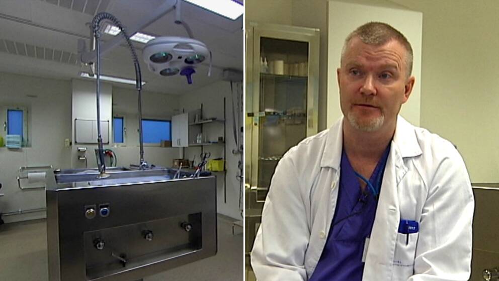 Martin Åhlberg jobbar med obduktioner på Centralsjukhuset i Karlstad.