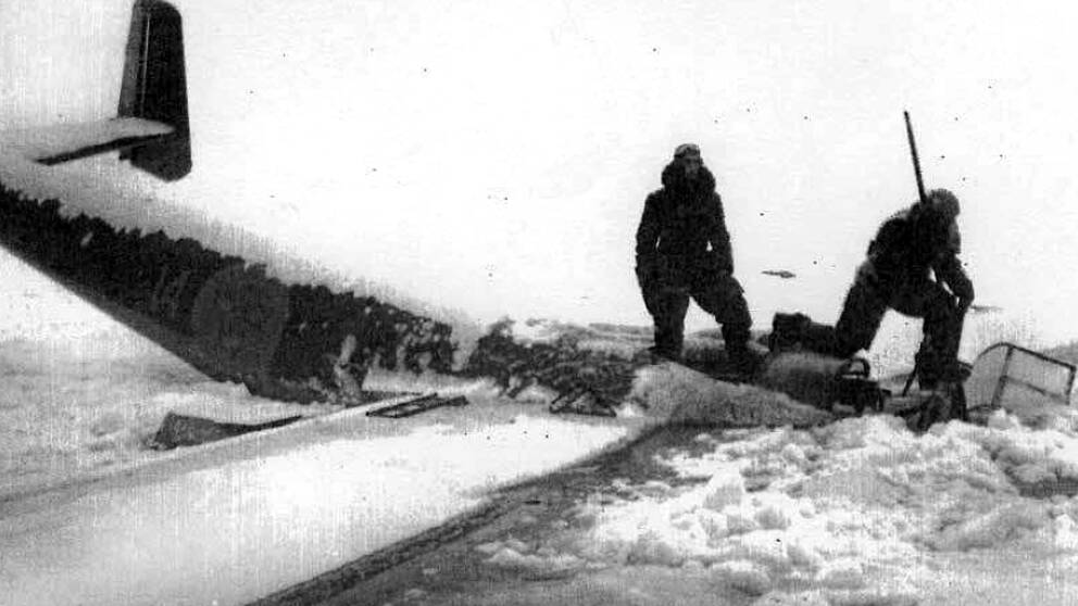 Gunnar Lundin från Täby satt i Röd Martin när Röd Niklas försvann i snöstormen i februari 1946.