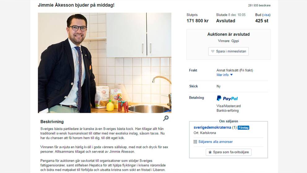 Bild på annonsen.