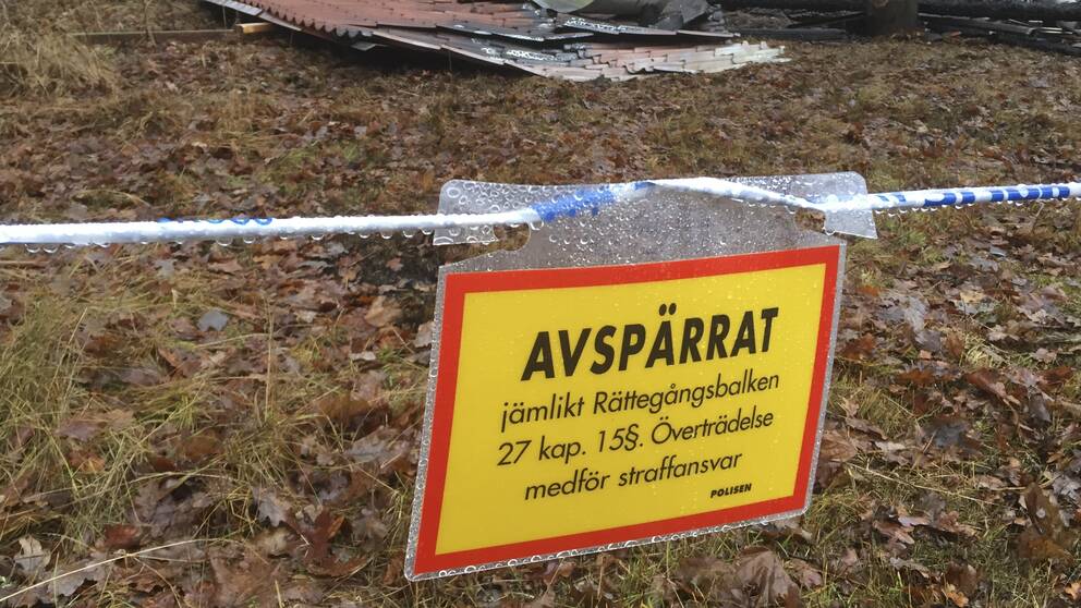 Avspärratskylt
