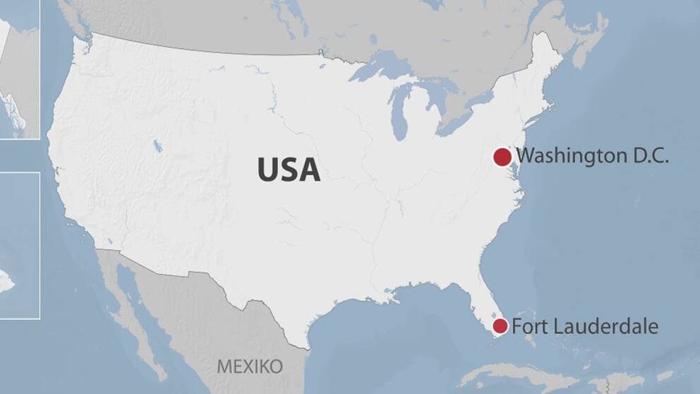 Flygplatsen Fort Lauderdale–Hollywood International Airport ligger i Fort Lauderdale, i delstaten Florida.