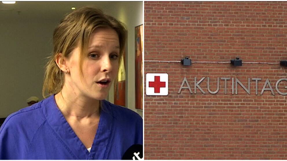 ”Ohållbar situation” på akuten på Sahlgrenska, menar skyddsombudet Caroline Laursen.