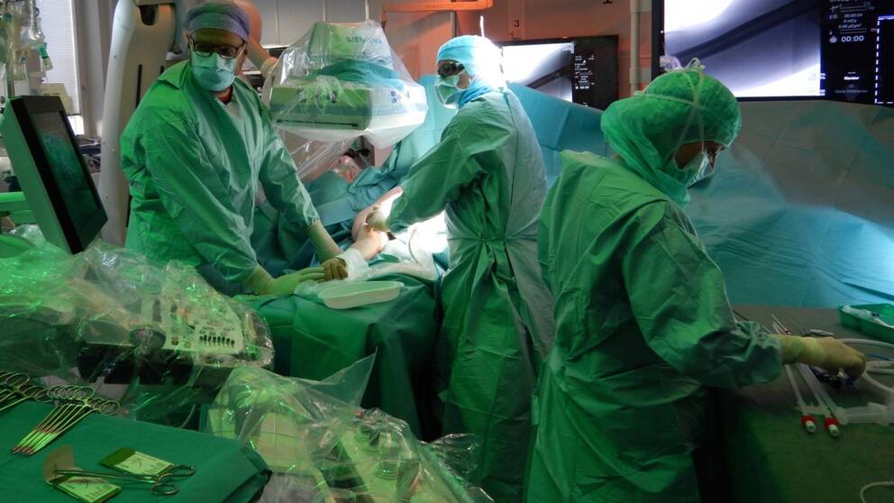 Patient opereras på Sahlgrenska