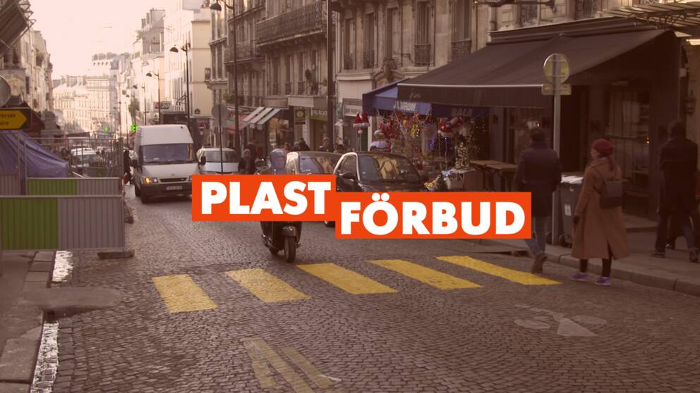 Frankrike tar täten inom EU när det gäller att minska anvädningen av plast. Där har lagar klubbats igenom som sätter stopp för påsar och annat.
