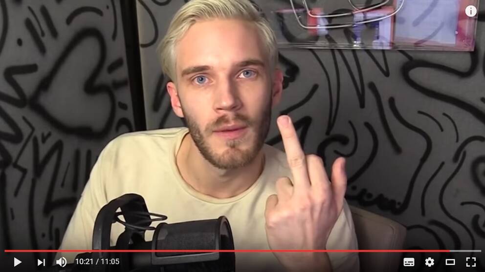 PewDiePie gav journalister fingret. 