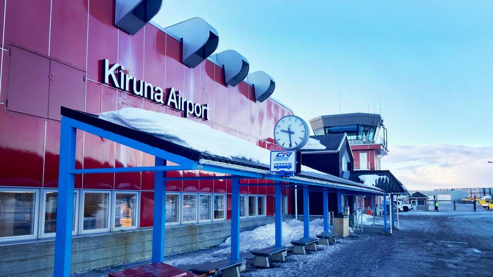 Kiruna airport.