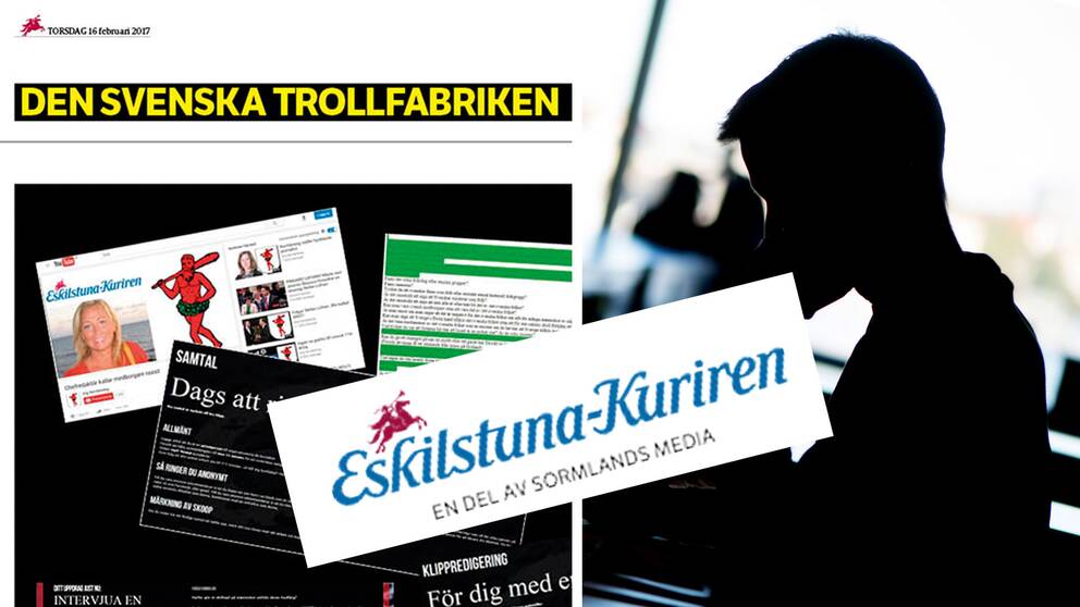 Eskilstuna-Kuriren synade svenska nättroll