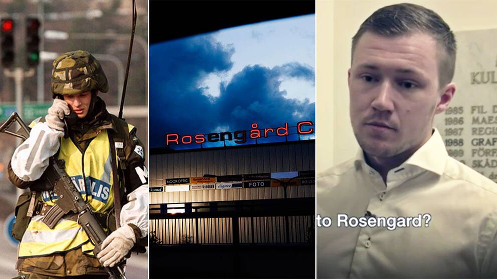 Pontus Andersson vill sätta in militär till Rosengård, säger han i en intervju med BBC. Till SVT backar han och säger att han menade militärpolis.