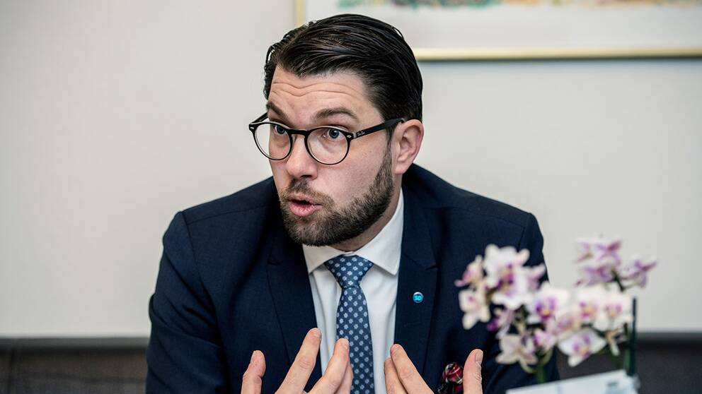 Sverigedemokraternas partiledare Jimmie Åkesson.