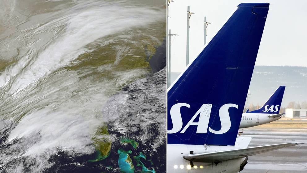 Alla SASflyg till New York ställs in SVT Nyheter