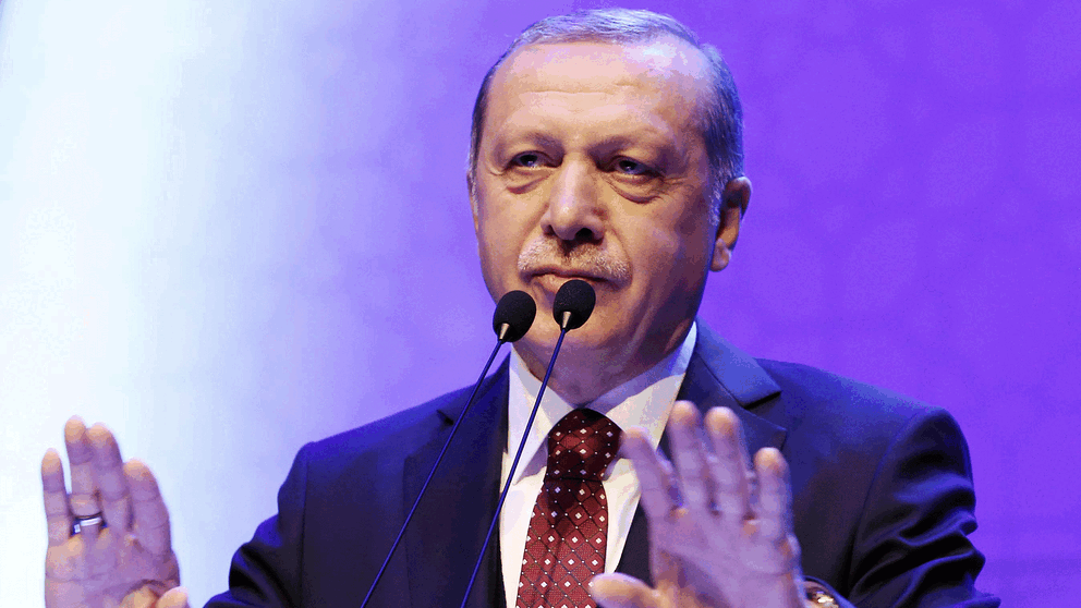 Turkiets president Erdogan.