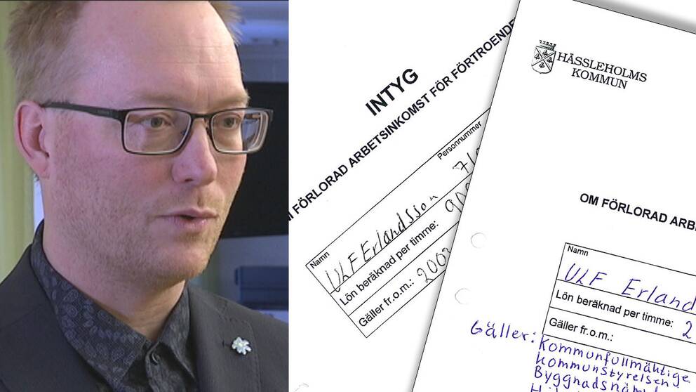 Ulf Erlandsson och blanketter