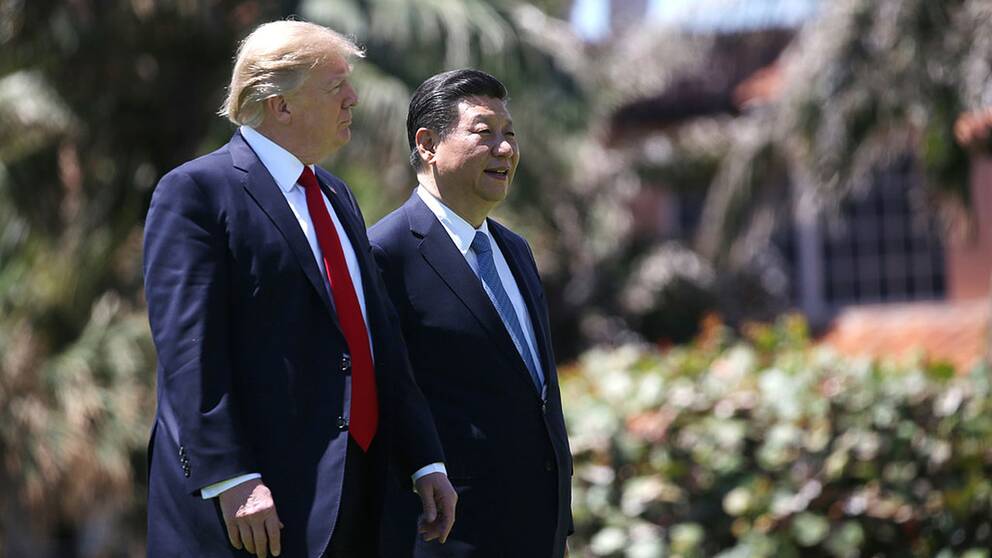 USA:s President Donald Trump och Kinas President Xi Jinping.